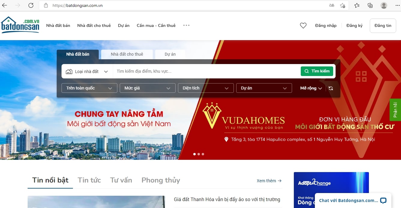 website cho người mua nhà đất 3