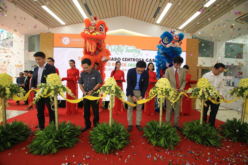 Cắt băng khai trương nhà mẫu dự án Hà Đô Centrosa garden