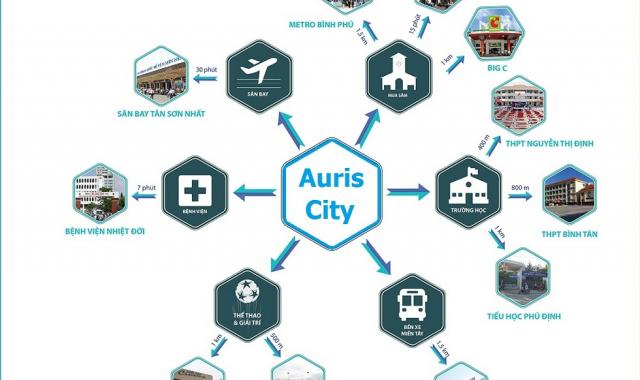 Tiện ích ngoại khu của căn hộ Auris City