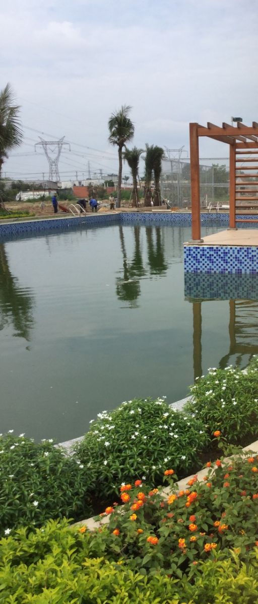 Hồ sinh thái đã hoàn thiện tại dự án Phúc An City